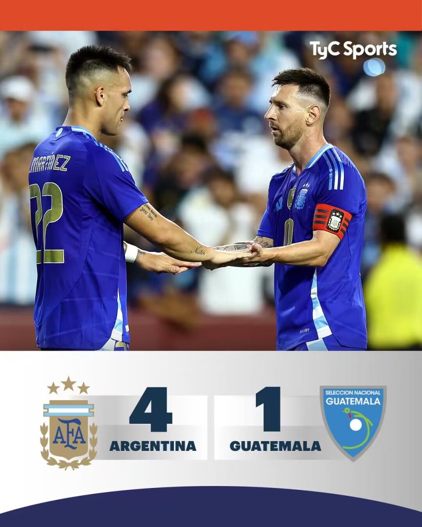 已调至最佳状态！阿根廷友谊赛2连胜，6天后开启美洲杯之旅